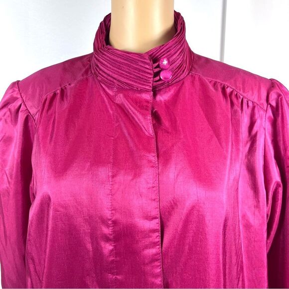 Forecaster Of Boston Vintage 70’s Jacket/Coat Color Fuchsia Pink Women Sz 11/12 - Picture 5 of 11